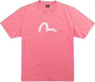 Evisu Bold Seagull S/S Tee - Heren - T-shirts - Rood - S - Tops