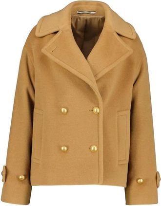 Tagliatore Single-Breasted Coats - Dames - Mantels - Bruin - Maat: 4XS