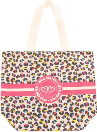 Zwillingsherz Tragetasche ZWILLINGSHERZ, Damen, Gr. B/H/T: 38cm x 45cm x 17cm, bunt, Canvas, Baumwolle, Kunstfaser, Taschen Tragetasche, Stofftasche mit Henkel, bun