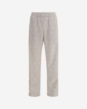 GCDS All-over logo pinstripe track Pants Male XL