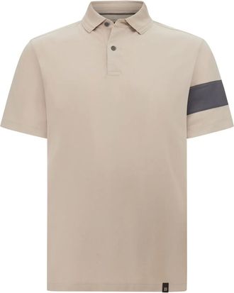 Boggi Milano piqu&eacute; polo shirt - Neutrals