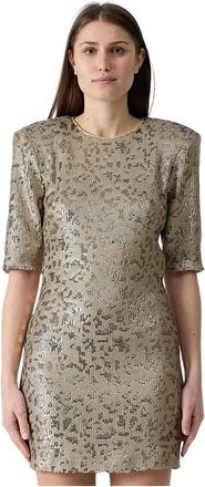 Just Cavalli Kleedjes - Dames - Korte kleedjes - Geel - S - Pailletten - Kleedjes