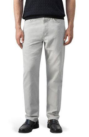 Mango Lori Tapered Jeans in Ice Grey at Nordstrom, Size 32
