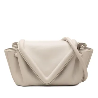 Bottega Veneta Pre-owned Bottega Veneta Small Lambskin Beak Crossbody Ladies ZFQWT2D4IBKB9GG4