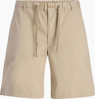 Jack & Jones Jack & Jones Mens Solid Patterned Bermuda Shorts - Tan - Size: 37/36/32