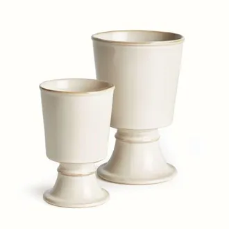 Napa Home & Garden KELCY FOOTED CACHEPOTS Set of 2 in Off-White at Nordstrom