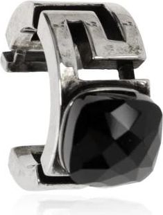 Versace Oor manchet met steen - Dames - Oorbellen - Grijs - ONE Size - Accessoires