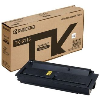 Kyocera Cartucho De T&oacute;ner Negro (1t02p10nl0, Tk-6115) Ecosys M4125/m4132idn(15k)