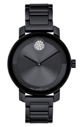 Movado Bold Evolution 2.0 Bracelet Watch, 34mm in Black at Nordstrom