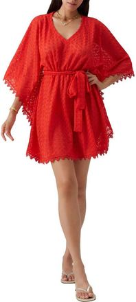 Melissa Odabash Petra Cover-Up Dress in Red at Nordstrom