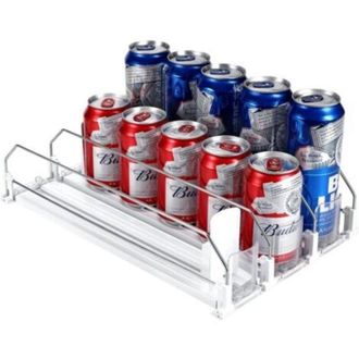 OEM Organizador Para Nevera Con Gu&iacute;as Ajustables, Dispensador Autom&aacute;tico De Latas De 3 Filas, Almacenamiento De Latas Para Nevera, Dispensador De Bebidas,