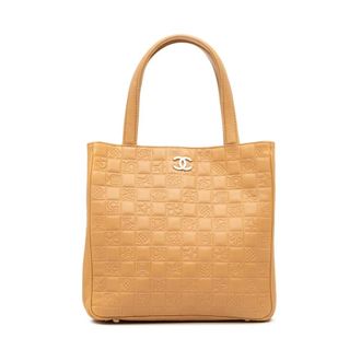 Chanel Pre-owned Tote Bags, female, Brown, Size: ONE SIZE Pre-owned Leather Tote Bag