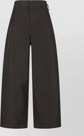 Christophe Lemaire straight-leg wide-leg trousers