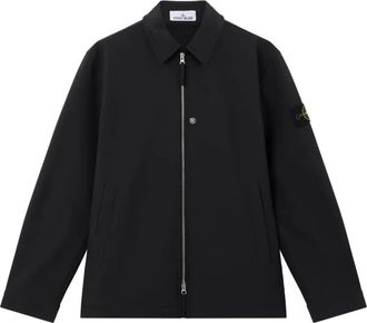 Stone Island Giacca con applicazione logo - Nero