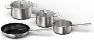 Bosch Juego De Utensilios De Cocina De Acero Inoxidable De 4 Piezas. - Hez9se040 Bosch