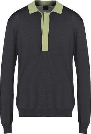 8 by YOOX STATEMENT COLLAR KNIT POLO