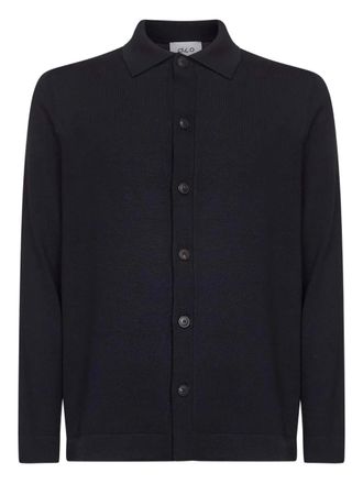 D4.0 buttoned cardigan - men - Virgin Wool - 56 - Blue