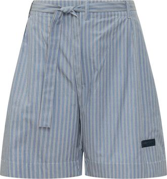 Givenchy Gestreept Bermuda Short - Heren - Korte Broeken - Blauw - L - Katoen - Korte Broeken