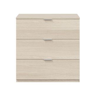 Usinestreet C&oacute;moda melamina, roble, 77 x 80 x 38cm