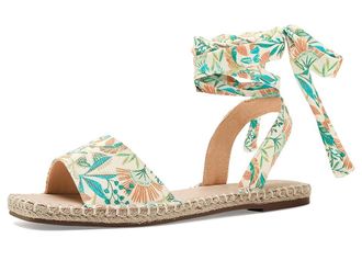 Journee Collection Emelie Sandal Womens Wedge Shoes Tropical : 6.5 M, Synthetic