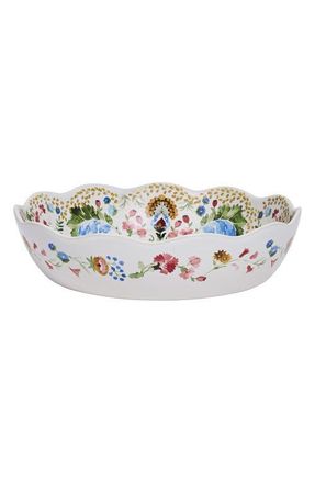 Juliska Sofia Scalloped Serving Bowl in Multi Pink at Nordstrom