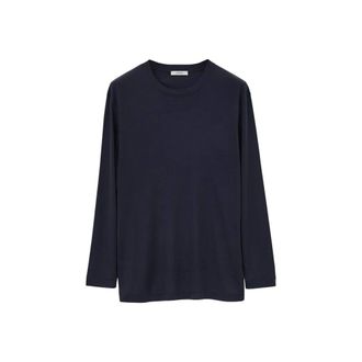 Christophe Lemaire Black Silk Mens T-Shirt