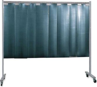 Kemper Biombo De 1 Pieza Con L&aacute;minas, Garantiza La Mejor Protecci&oacute;n Contra Radiaciones, Proyecciones De Soldadura Y Salpicaduras Kemper S9 Verde Oscuro Mate 