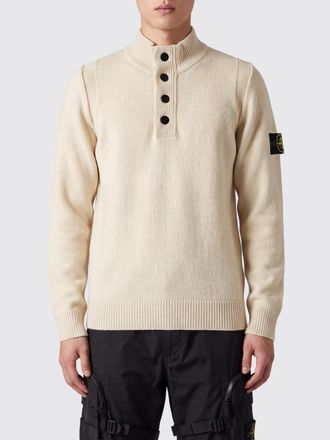 Stone Island Dolcevita in lana vergine con patch logo Compass