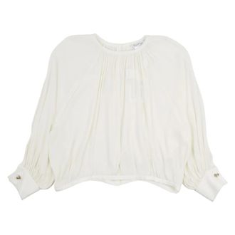 Max Mara Narvel Silk Blouse - female - Max Mara - Blouses - White - M - Blouses & Shirts