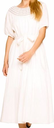 Calista Acacia Dress In White