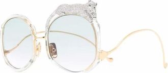 Anna-Karin Karlsson Sunglasses, female, Yellow, Size: 55 MM Rose Et Le Reve Sun Sunglasses