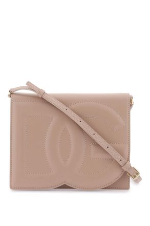 Dolce & Gabbana Dg Logo Leather Crossbody Bag