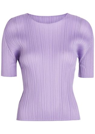Pleats Please Issey Miyake Pleated top - Light Purple - 5