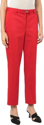 Ferragamo Cropped Tailored Trousers - Red