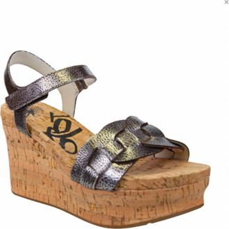 OTBT Womens Charleston Wedge Sandals In Silver