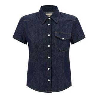 Khaite Mujer, Blusas y Camisas, Azul, Talla: M