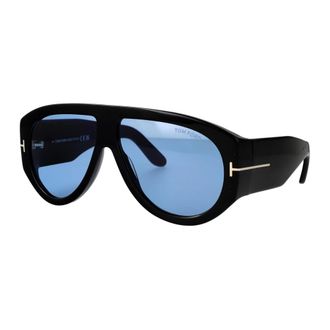 Tom Ford Bronson Zonnebril - Dames - Accessoires - Zwart - Maat: 60 MM