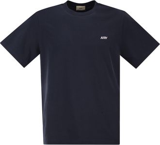 Autry Cotton T Shirt With Embroidered Logo