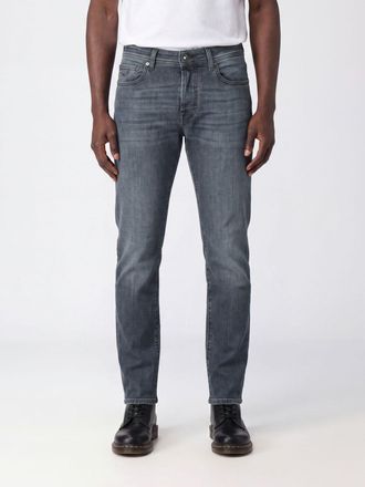 Jacob Cohen Mid-Rise Skinny Fit Jeans in Cotton Denim