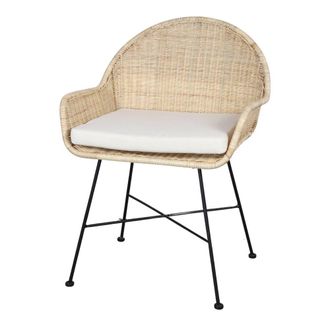 MisterWils Silla De Rat&aacute;n Kamin - Natural - 86x63x58