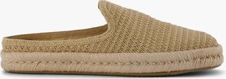 Toms Toms Santiago Mule Mens Mules Sandals Beige Textile - Size UK 12