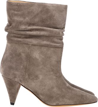 Iro Theke Enkellaarsjes in Grijs Su&egrave;de