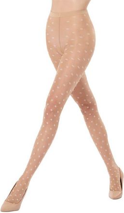 Wolford Daisy Sheer Tights in Fairly Light/White at Nordstrom, Size X-Small