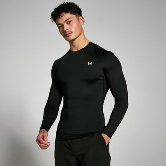 MyProtein Camiseta interior de entrenamiento de manga larga para hombre de MP - Negro - S