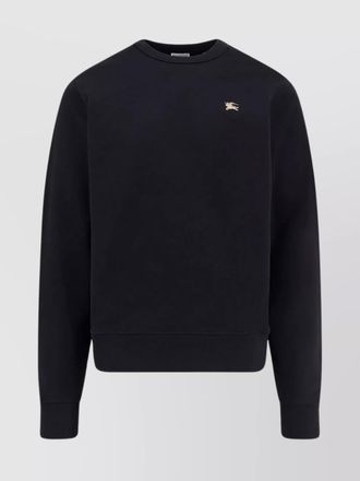 Burberry embroidered logo cotton sweatshirt