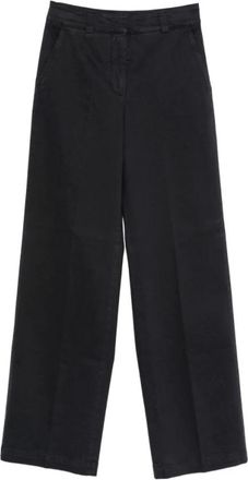 PESERICO Broeken, Dames, Blauw, L, Tailored Wide Broeken