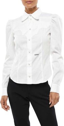Dsquared2 White Slim Solid Shirt
