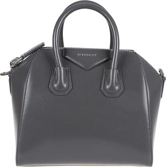 Givenchy Handbags, female, Gray, Size: ONE SIZE Mini Antigona Bag