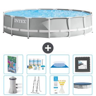 Intex Piscina Prism Frame Redonda - 457x107 Cm - 9-piezas S581