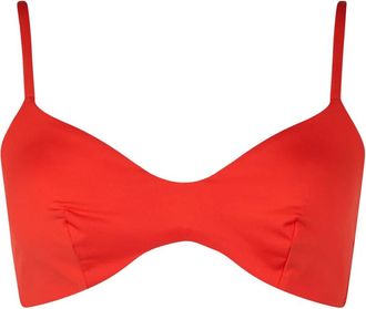 MC2 Saint Barth Woman Orange Scoop Bralette Beach Top May